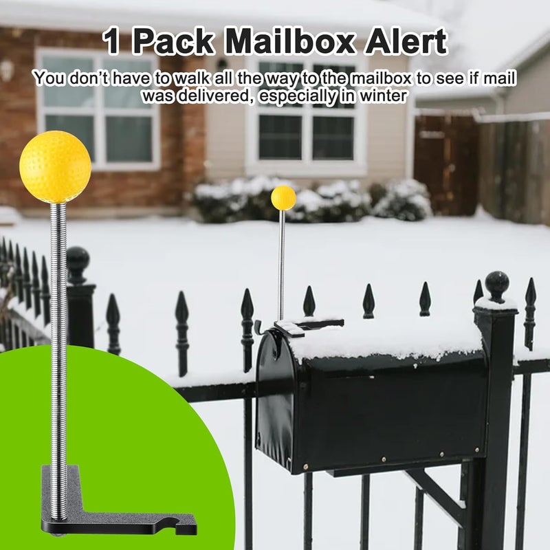 Feekoon 1 Pack Mailbox Notification Device, Mail Arrival Indicator Device, Mailbox Alert Alarm for Delivered Mail - Image 2
